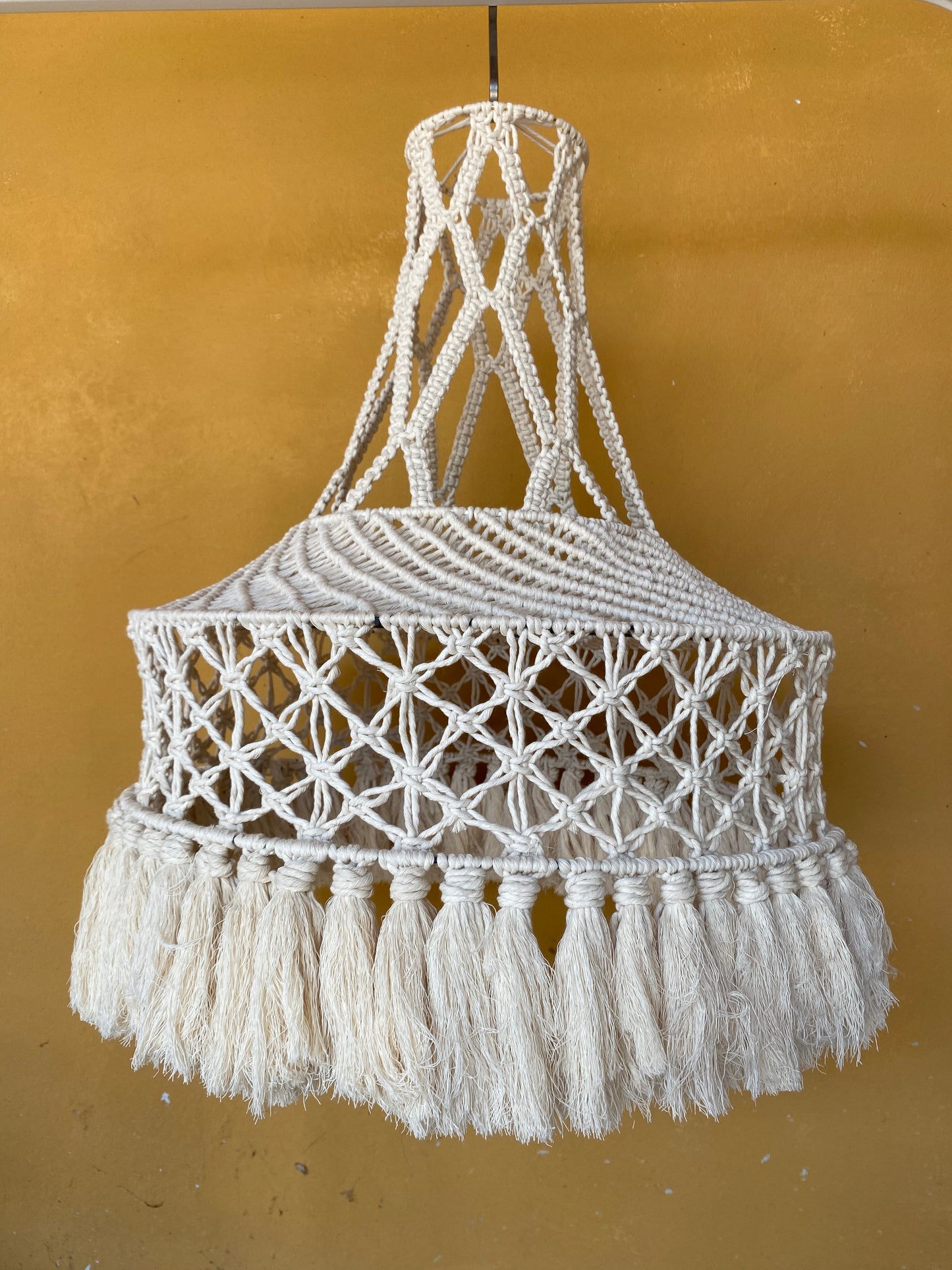 Cumbiana - paralume XL a macramé