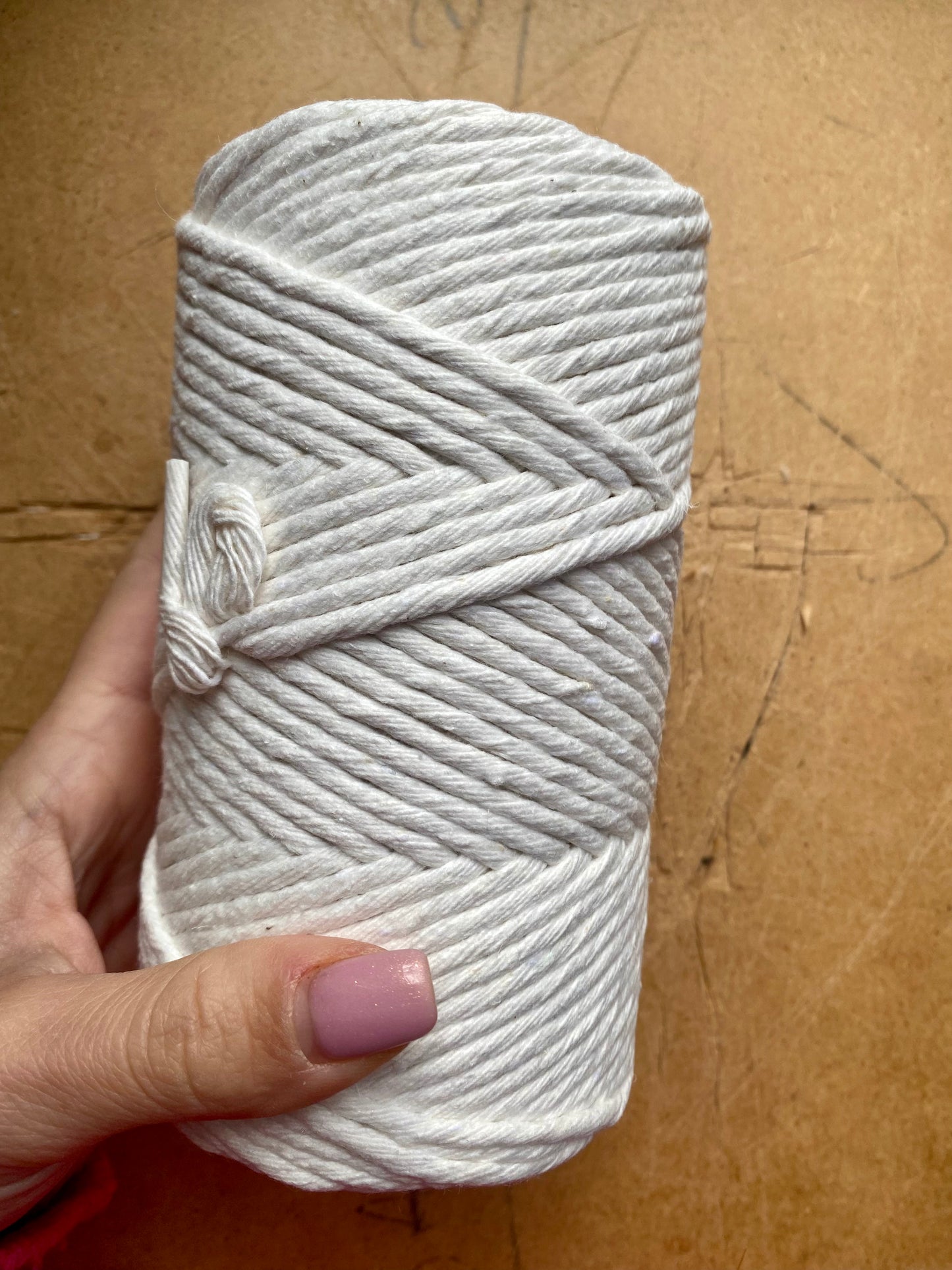 Bobina 200 mt corda un capo 5 mm (naturale)