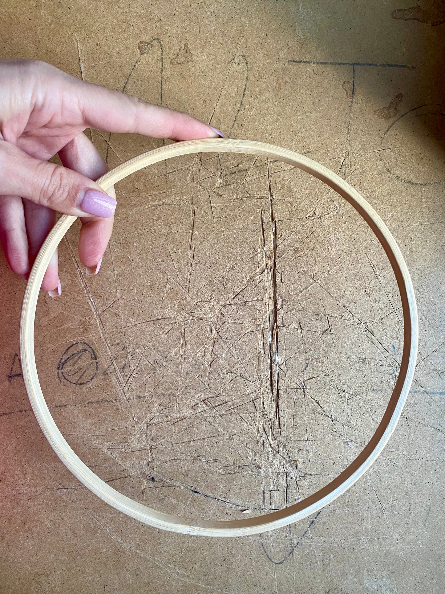 Bamboo circle diameter 20 cm