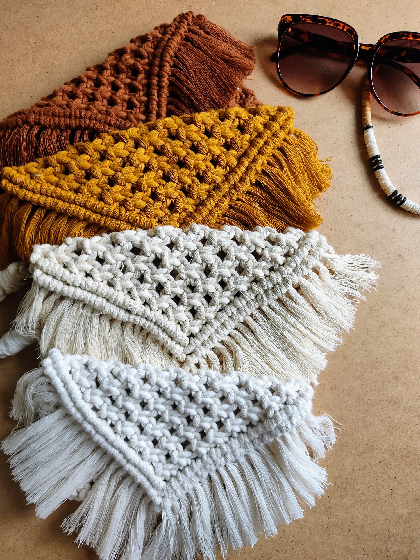 Mini pochette a busta in cotone (+ colori)