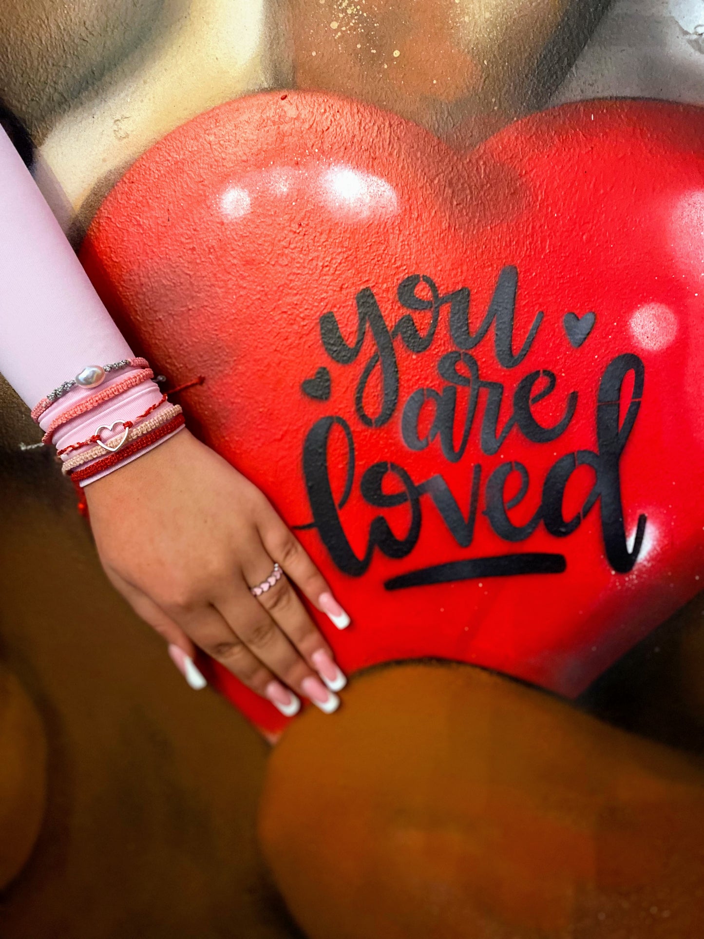 Red love - Set of 4 bracelets