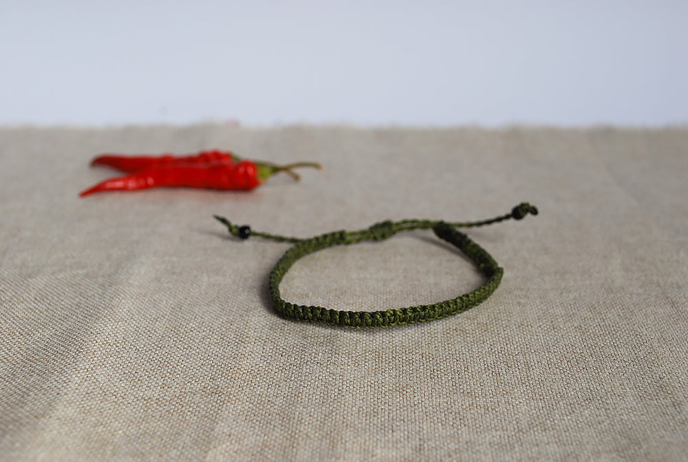 Friendship bracelet verde (+ colori)