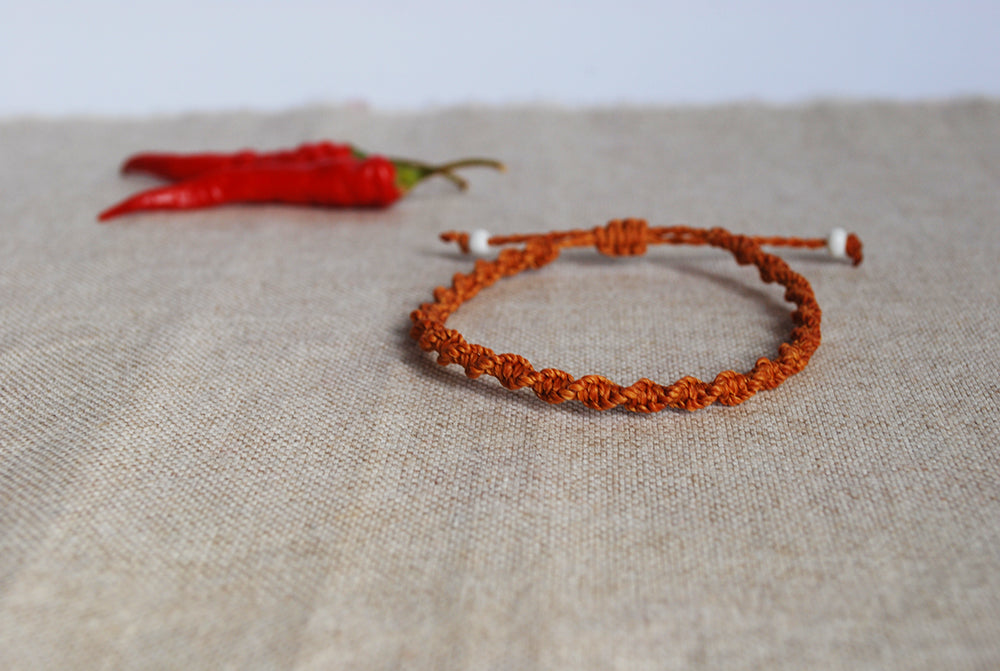 braccialetto terracotta twisted