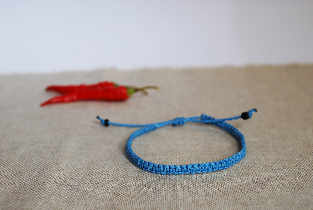 braccialetto azzurro flat light blue