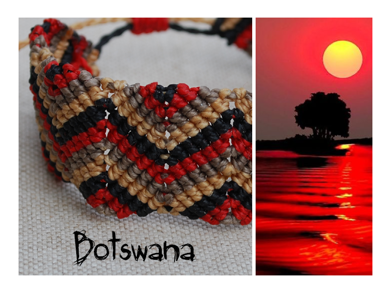 Botswana - bracciale a fascia