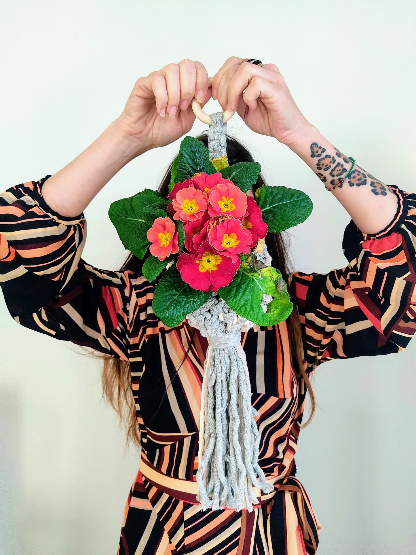 Nido - Sospensione per piante a macramé (+ colori)