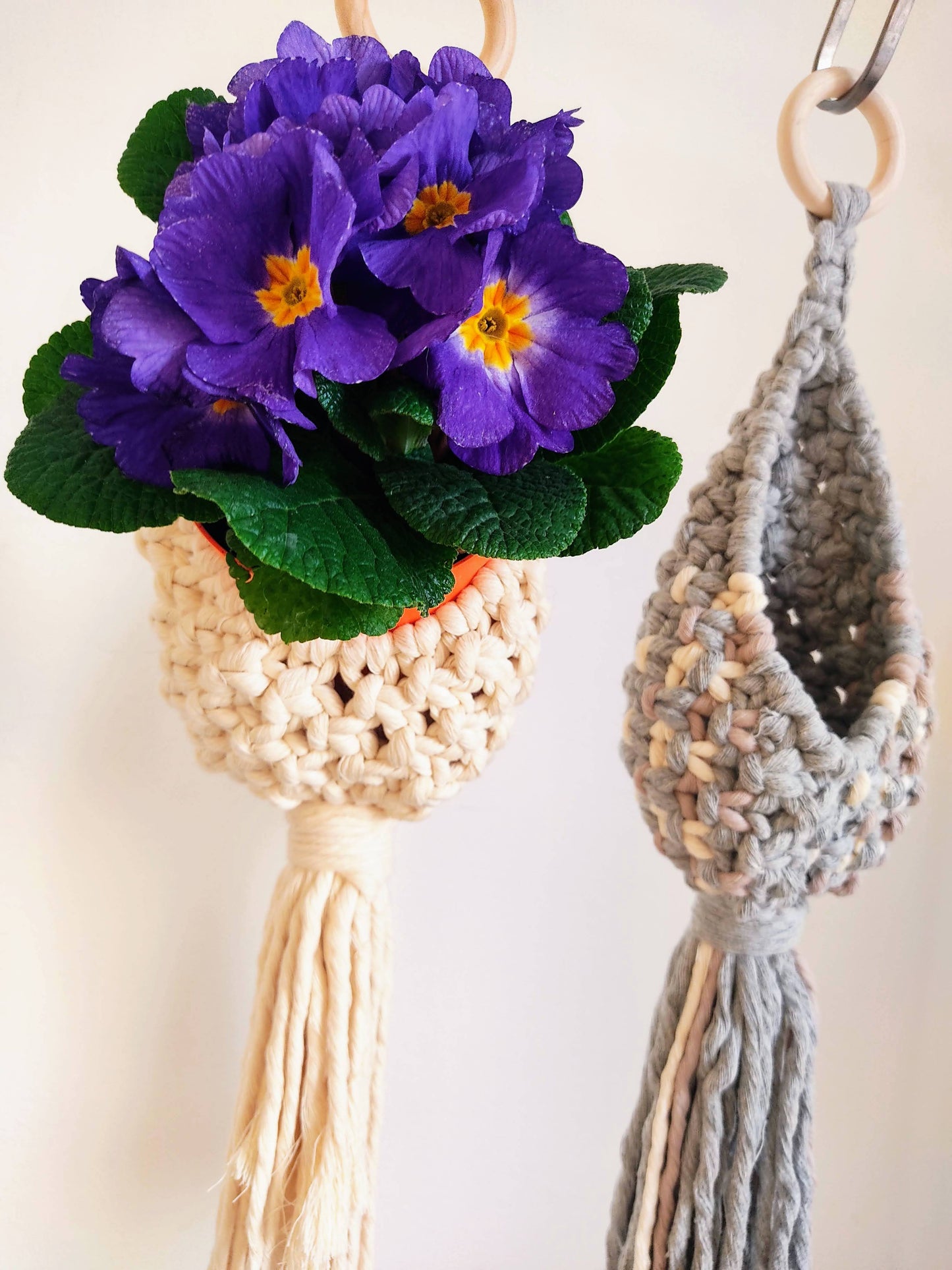Nido - Sospensione per piante a macramé (+ colori)