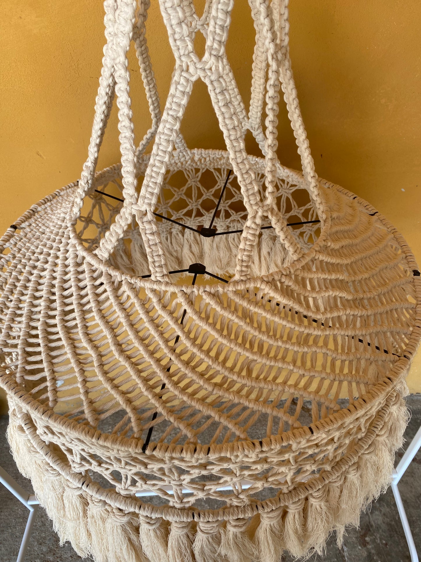 Cumbiana - XL macramé lampshade