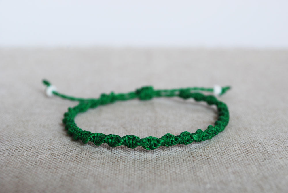 Friendship bracelet verde (+ colori)