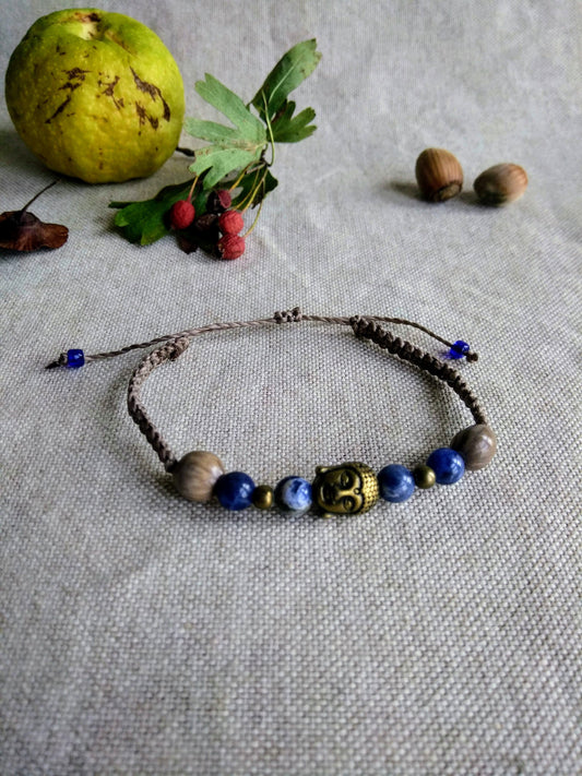 Buddha bracelet Sodalite