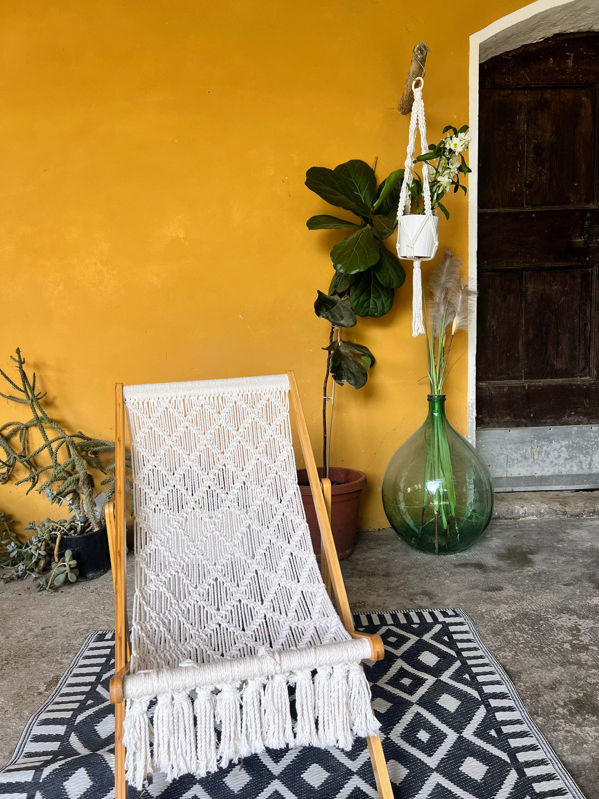 Sdraio a macramè - personalizzabile