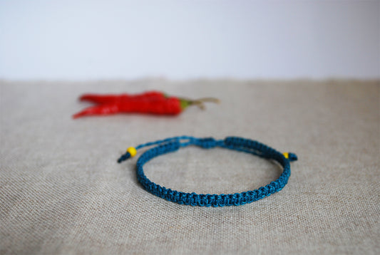 Turquoise friendship bracelet (+ colors)