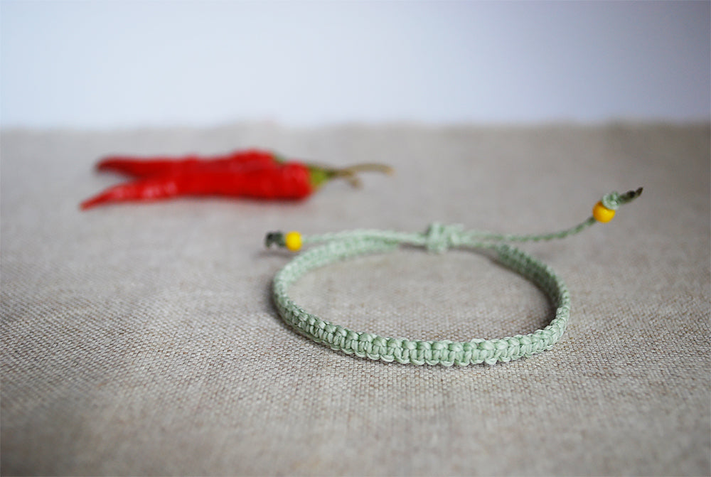 Friendship bracelet verde (+ colori)
