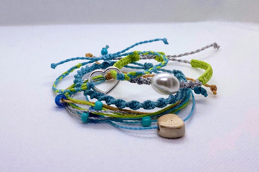 Spring love - Set di 4 braccialetti