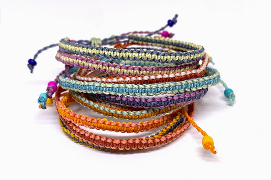 braccialetti flat bicolor fondo bianco