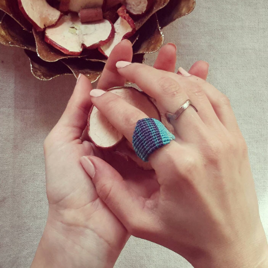 Railay Beach - Turquoise band ring