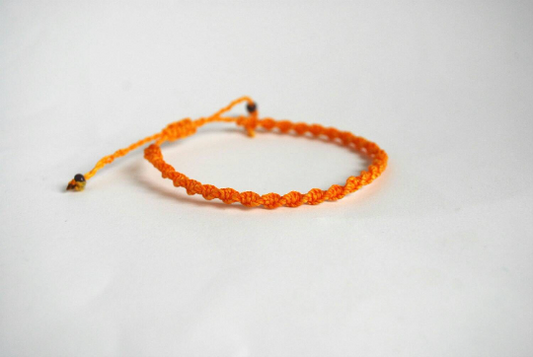 Yellow or orange friendship bracelet