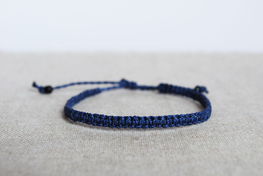 Friendship bracelet blu (+ colori)