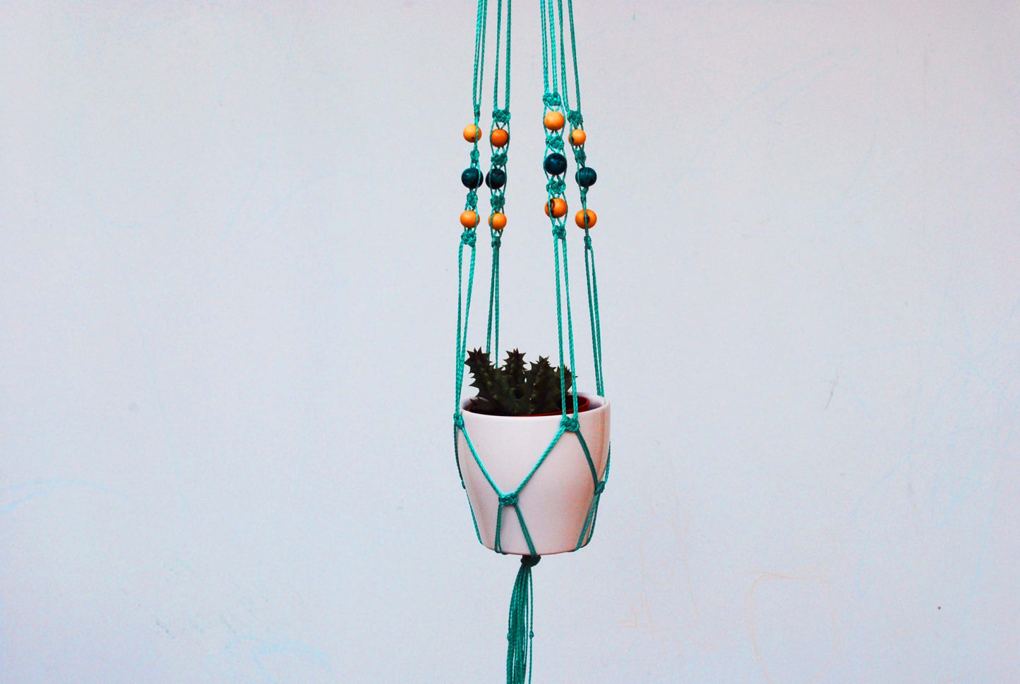 Mini macramé suspension with acai seeds (+ colors)