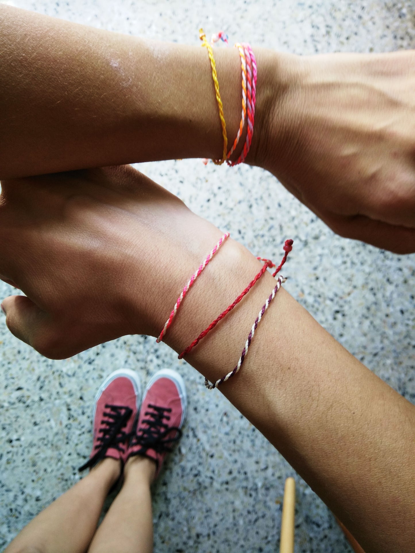 Thin friendship bracelet